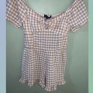 Plaid jumper size M